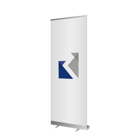 Roll-Up Budget | B 60 cm x H 200 cm | einseitig bedruckt